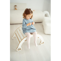 Balançoire Montessori en bois avec poignées - Taille L — photo 4
