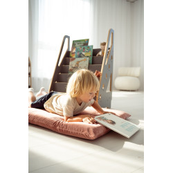 Bibliothèque Montessori en bois pour enfants - Grise — photo 5