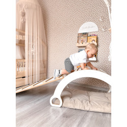 Balançoire Montessori en bois avec toboggan échelle - XXL — photo 7