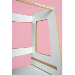 Tour d'observation Montessori double enfant en bois naturel — photo 4