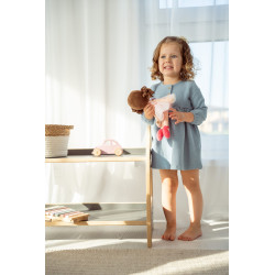 Étagère Montessori murale en bois grise pour chambre d'enfant — photo 3