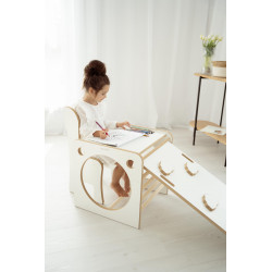 Chaise enfant Montessori en bois naturel — photo 4