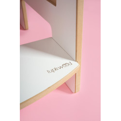 Tour d'apprentissage Montessori double en bois pour fratrie — photo 8