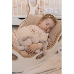 Coussin matelas Montessori beige pour balançoire en bois XXL — photo 2