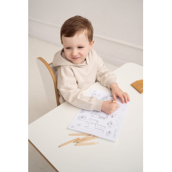 Ensemble table et chaise Montessori enfant en bois naturel — photo 4