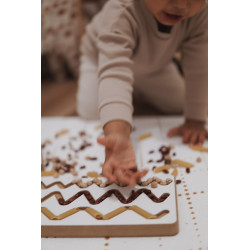 Tablette d'apprentissage Montessori en bois pour enfant — photo 2