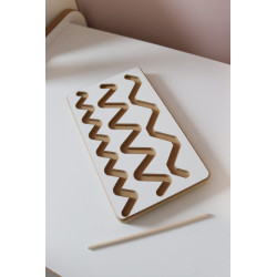 Tablette d'apprentissage Montessori en bois pour enfant — photo 3