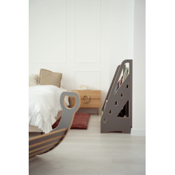 Bibliothèque Montessori enfants en bois - XL grise — photo 6