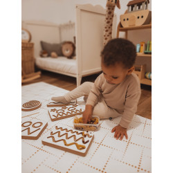 Tablette d'apprentissage Montessori en bois pour enfant — photo 6