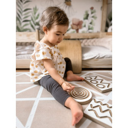 Tablettes graphiques enfants Montessori en bois - Lot de 6 couleurs — photo 4