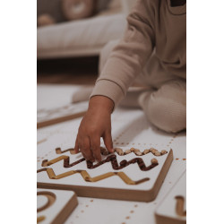 Tablette d'apprentissage Montessori en bois pour enfant — photo 7