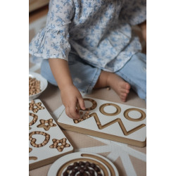 Tablette graphique Montessori enfant en bois – Éducative — photo 2