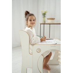 Cube Montessori en bois enfant multifonctionnel et fauteuil — photo 4