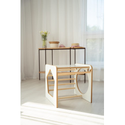 Cube Montessori en bois enfant multifonctionnel et fauteuil — photo 8