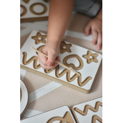 Tablette d'activité Montessori en bois pour enfants — photo 2