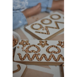 Tablette d'activité Montessori en bois pour enfants — photo 3
