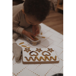 Tablette d'activité Montessori en bois pour enfants — photo 4
