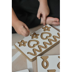 Tablette d'activité Montessori en bois pour enfants — photo 5