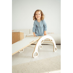 Bascule Montessori en bois avec toboggan XXL — photo 4