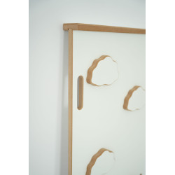 Toboggan Montessori bois et mur d'escalade 2-en-1 NUAGE pour rocker et cube — photo 7