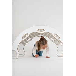 Balançoire Montessori XXL en bois avec poignées — photo 2