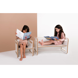 Chaise et table Montessori 2 en 1 en bois pour enfant — photo 4