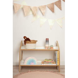 Étagère Montessori murale en bois pour chambre d'enfant