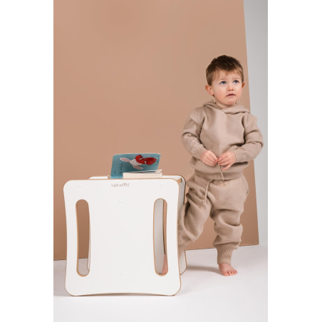 Chaise et table Montessori 2-en-1 enfant en bois