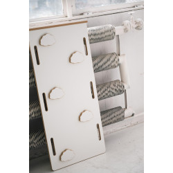 Glissière Montessori 2 en 1 pour balançoire XXL - Mur d'escalade en bois — photo 6