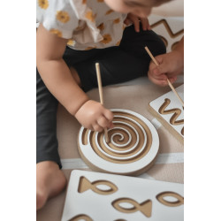 Tablette graphique Montessori SNAIL pour enfant — photo 3