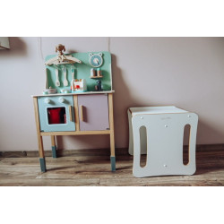 Chaise et table Montessori 2-en-1 enfant en bois — photo 8