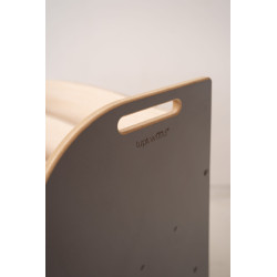 Étagère bibliothèque Montessori en bois - Grise — photo 6