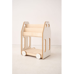 Étagère bibliothèque Montessori en bois pour enfant — photo 2