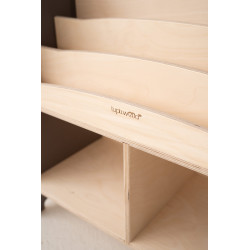 Étagère bibliothèque Montessori en bois - Grise — photo 8