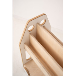Étagère bibliothèque Montessori en bois pour enfant — photo 3