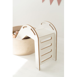 Glissière Montessori pour piscine à balles en bois – Naturel — photo 3