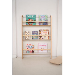 Bibliothèque murale Montessori enfant en bois étroit - SLIM — photo 6