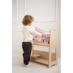 Étagère bibliothèque Montessori en bois pour enfant - Taille L — photo 3