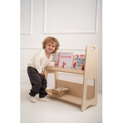 Étagère bibliothèque Montessori en bois pour enfant - Taille L — photo 4