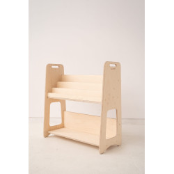 Étagère bibliothèque Montessori en bois pour enfant - Taille L — photo 5