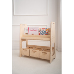 Étagère bibliothèque Montessori en bois pour enfant - Taille L — photo 7