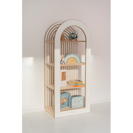 Étagère Montessori murale en bois pour chambre d'enfant