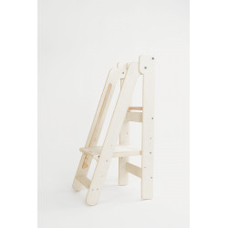 Tour d'apprentissage Montessori pliable enfant en bois naturel — photo 7