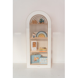 Étagère Montessori murale en bois pour chambre d'enfant — photo 3