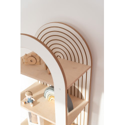Étagère Montessori murale en bois pour chambre d'enfant — photo 4