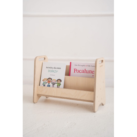 Bibliothèque Montessori en bois pour la chambre d'enfant