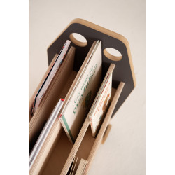 Étagère Montessori pour chambre d'enfant en bois - Grise — photo 4