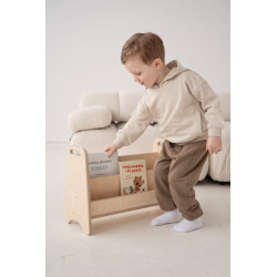 Bibliothèque Montessori en bois pour la chambre d'enfant — photo 3