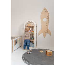 Mètre de croissance enfant Montessori en bois Rakieta — photo 2