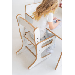 Chaise évolutive enfant Montessori en bois réglable — photo 6
